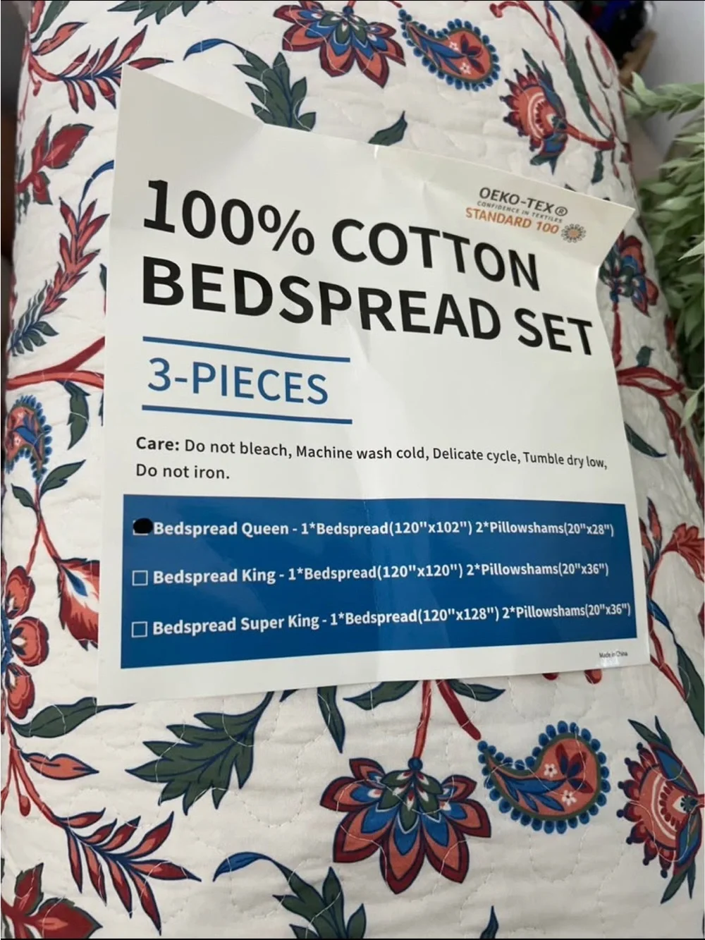 100% Cotton 120